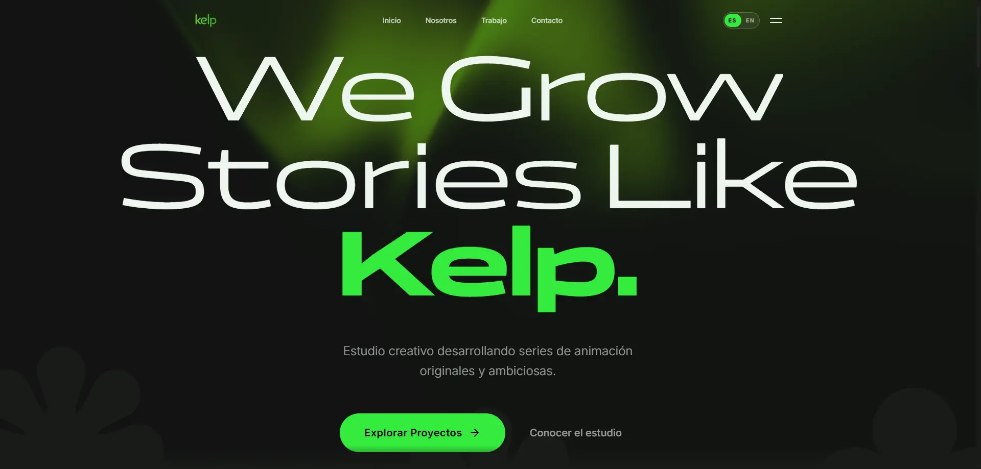Kelp Animation Studio | Landing Page